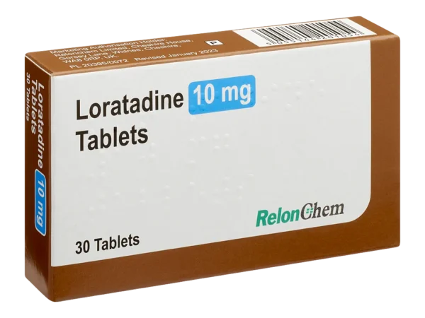 Loratadine 10mg Tablets – Carton of 100 Packs